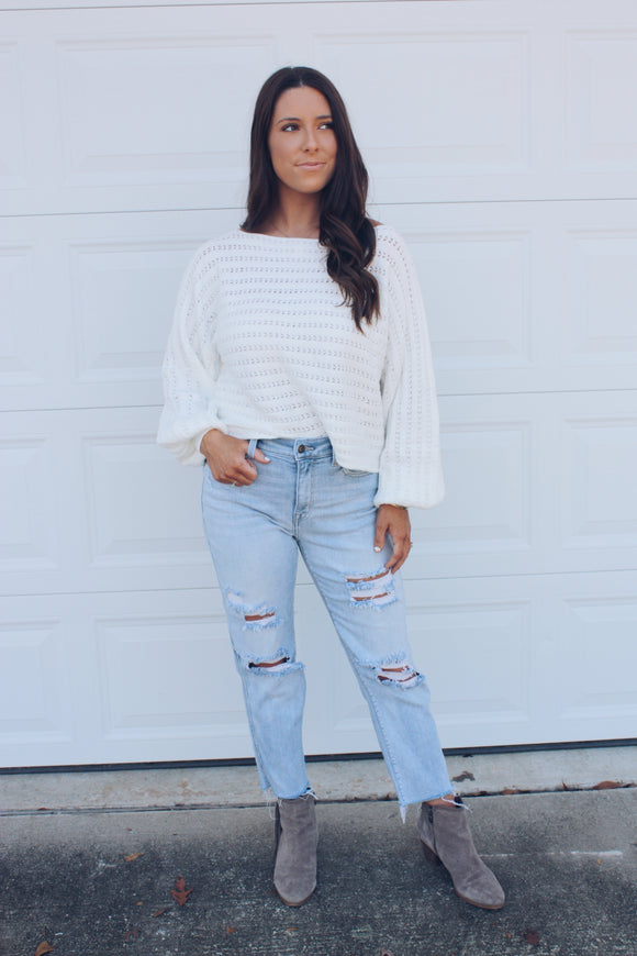 Lalia Sweater In Ivory