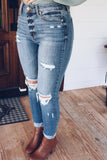 Hailey Distressed Denim