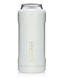 Brumate: hopsulator slim 12 oz- glitter white