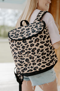 Wild Side Leopard Cooler Backpack