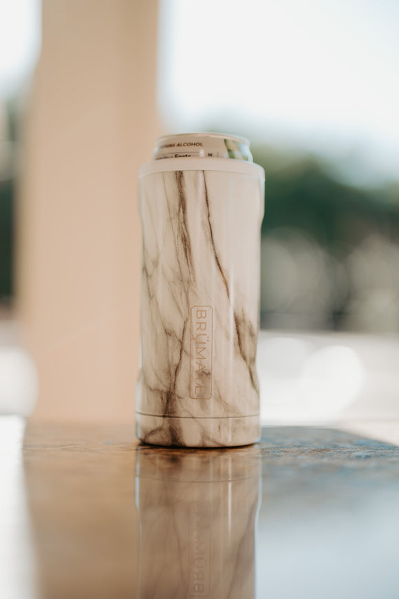 Brumate: hopsulator slim 12 oz- Carrara